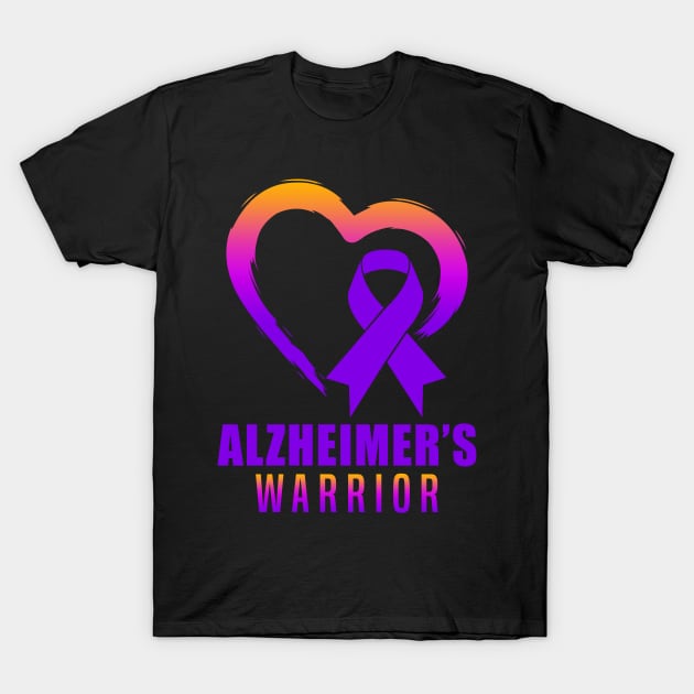 Alzheimer's warrior T-Shirt by Caskara